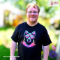 Preview: Bügelbild Neon Hund